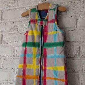 Kip&Co Colorful Plaid Kids' Sleeveless Sleep Sack